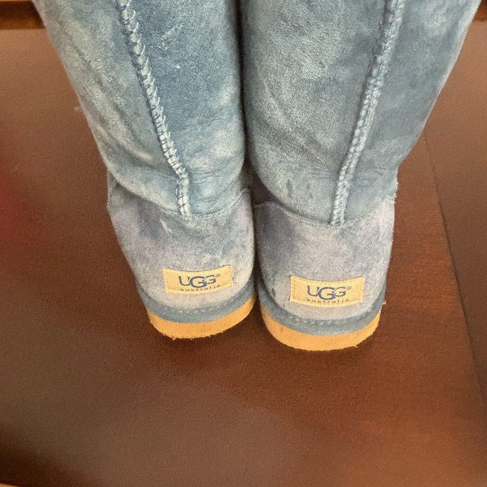UGG Blue Suede Boots